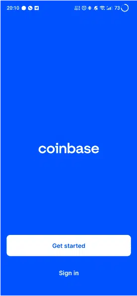 Coinbase get started