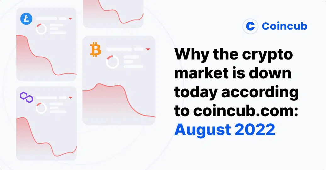 Why crypto market is down today: August 2022