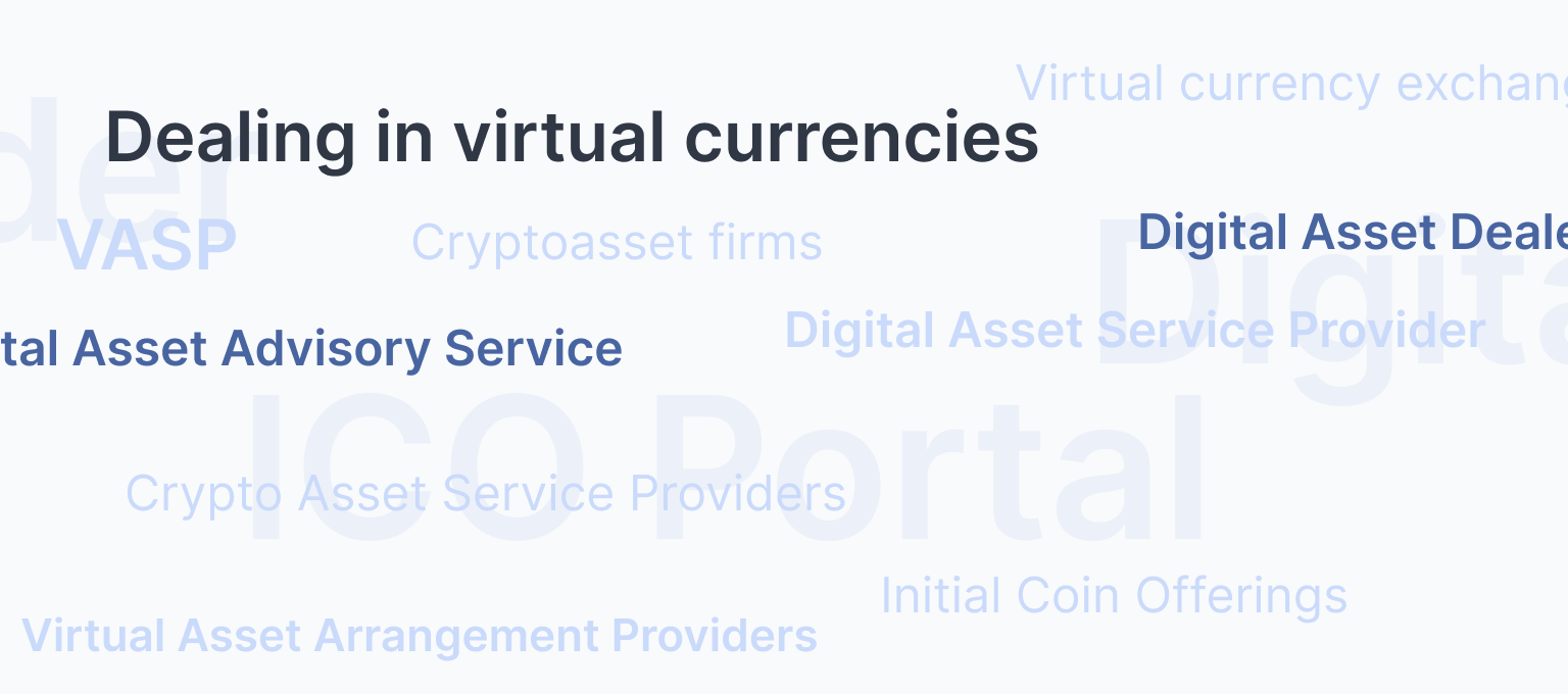 Denomination of a Crypto company, according to world governments