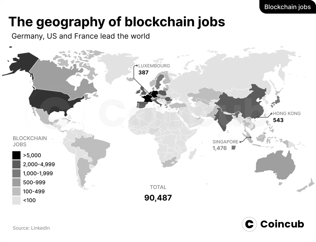 Blockchain Jobs Map 2023