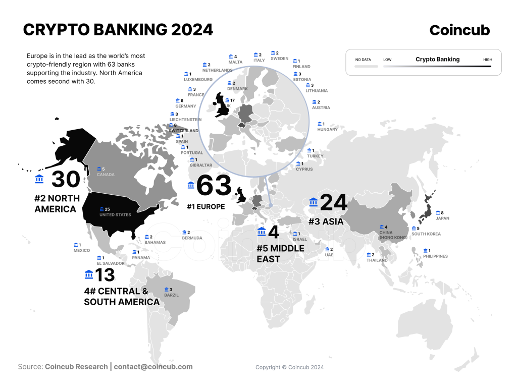 Crypto Banking Map 2024 