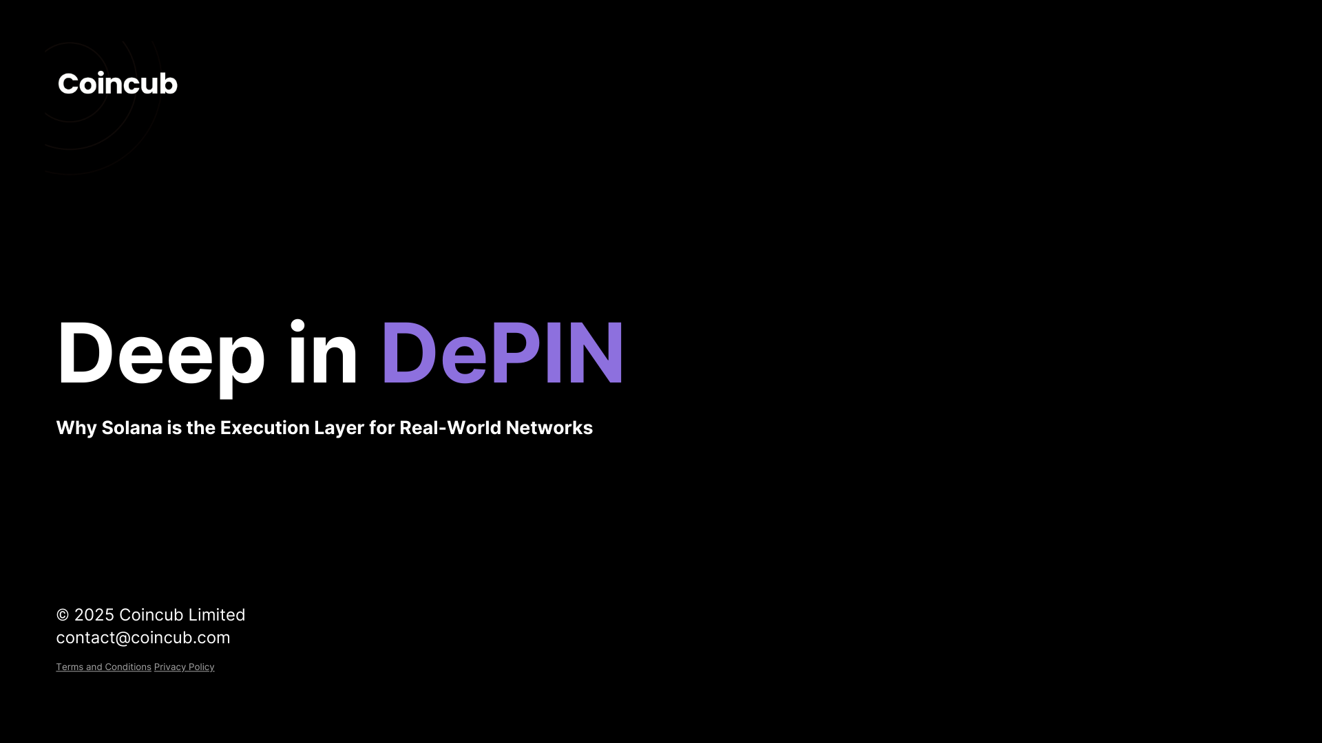 Deep in DePIN: Why Solana is the Execution Layer for Real-World Networks