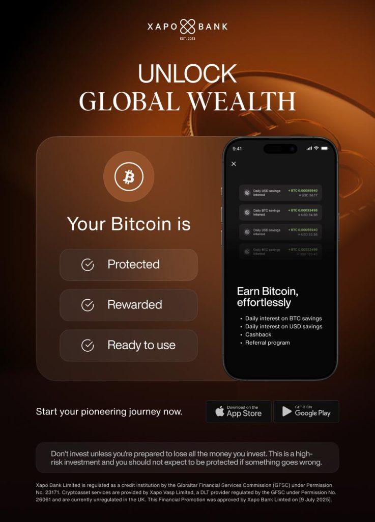 Xapo bank ad Xapo bank