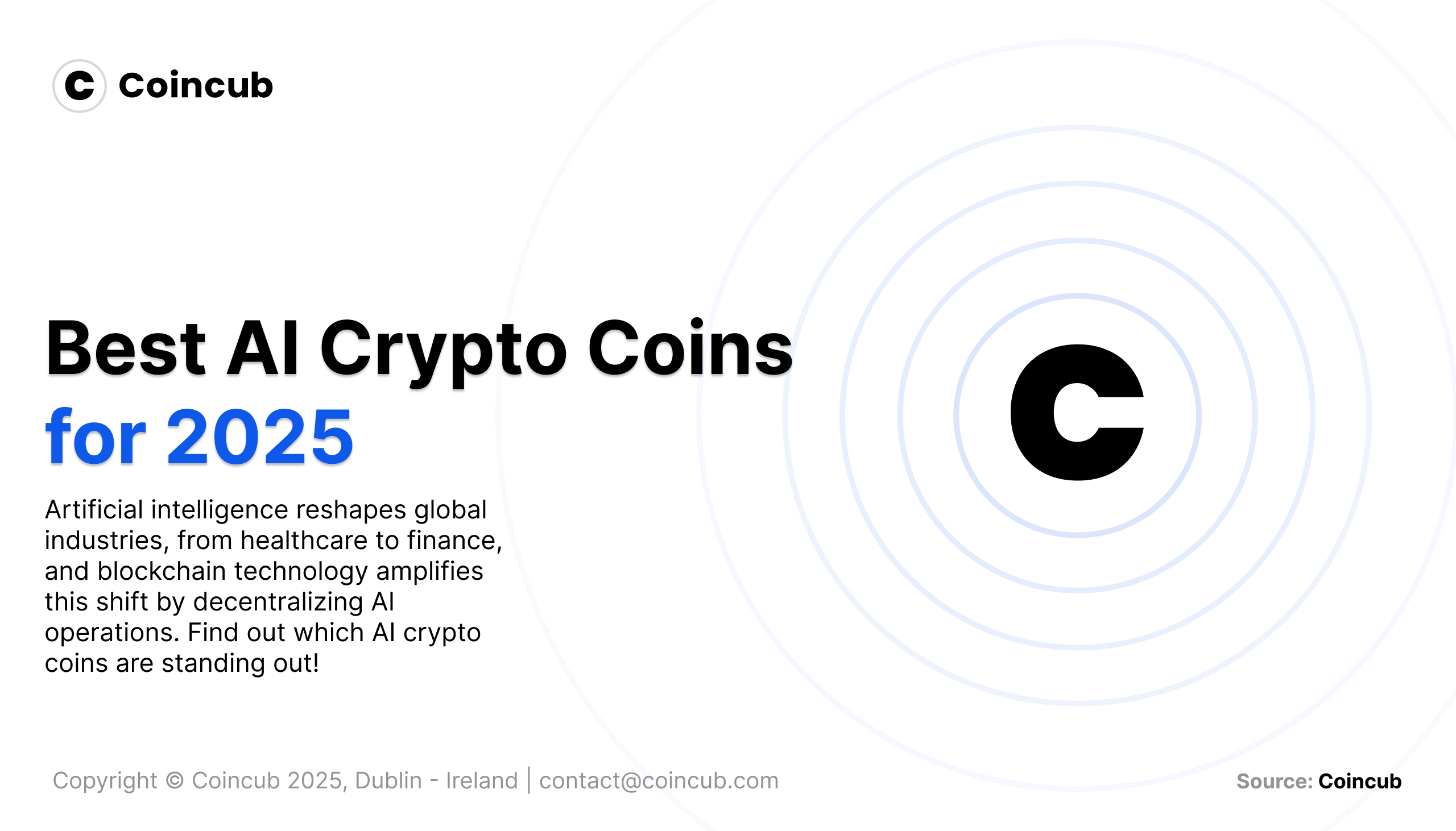 Best AI Crypto Coins: The Must-Watch for 2025 | Coincub