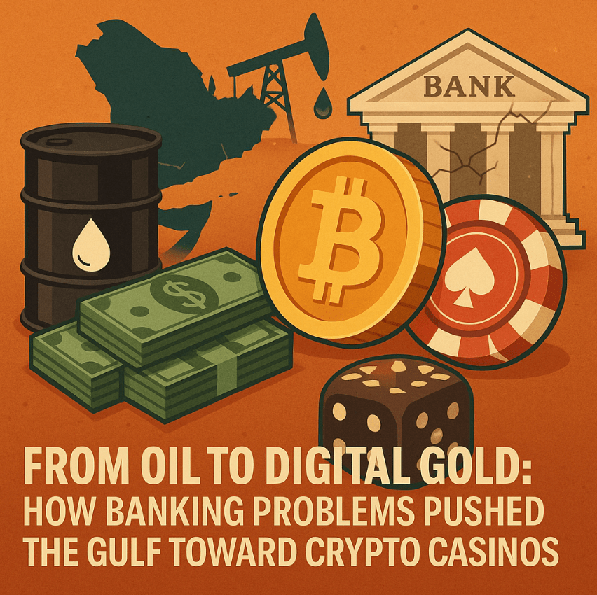 How Banking Problems Pushed the Gulf Toward Crypto Casinos