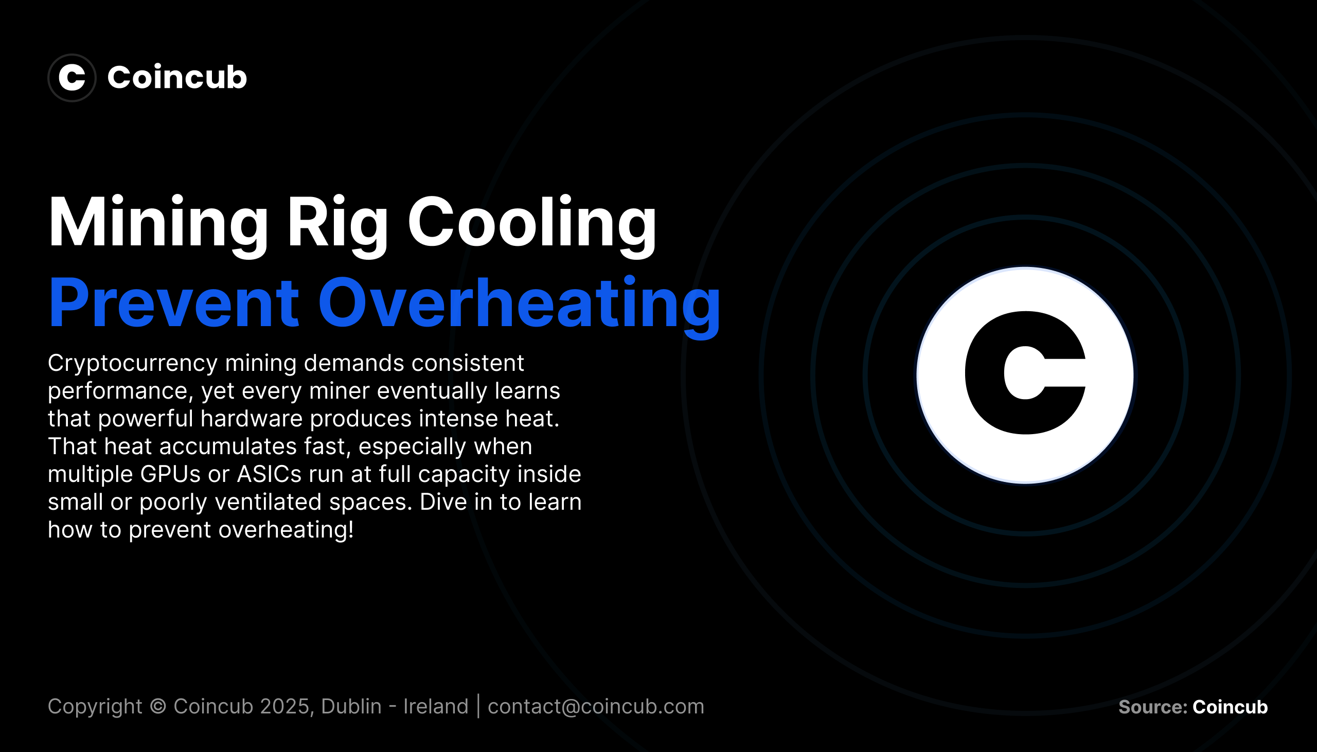 Mining Rig Cooling: Prevent Overheating Failure | Coincub