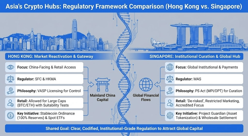 Hong Kong vs. Singapore: The Battle for Asian Crypto Dominance Hong Kong vs. Singapore: The Battle for Asian Crypto Dominance