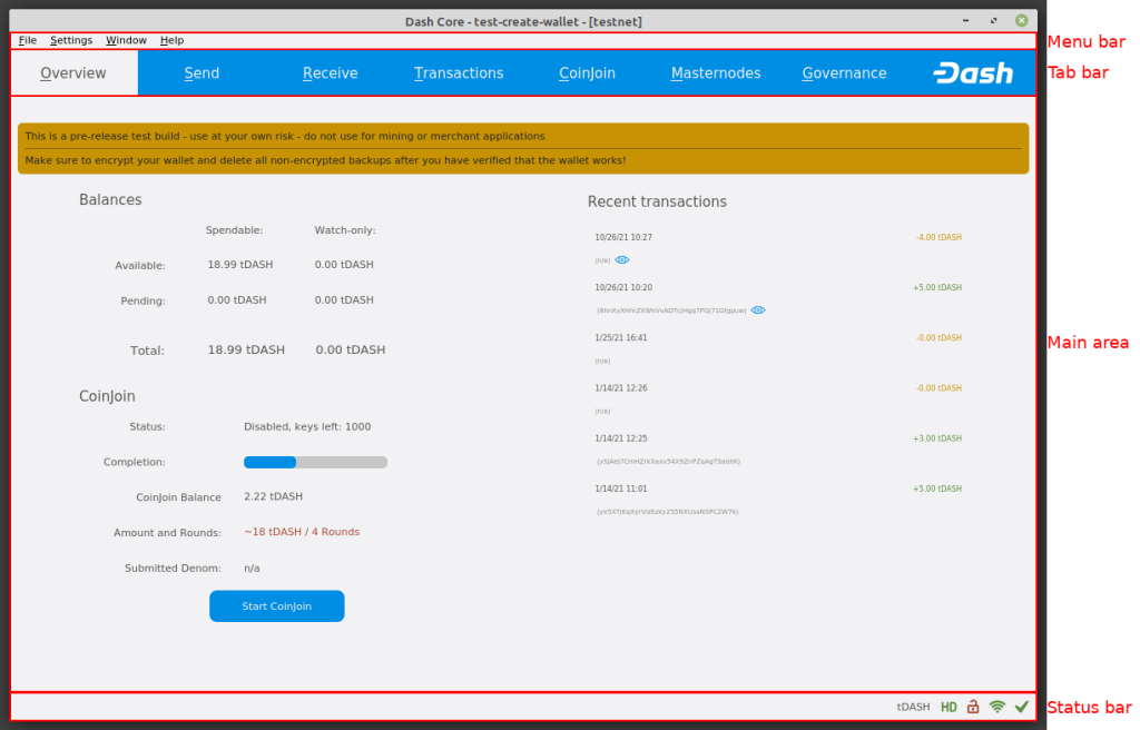 How to Mine Dash: Dash Core Wallet Interface How to Mine Dash: Complete Beginner-to-Advanced Guide
