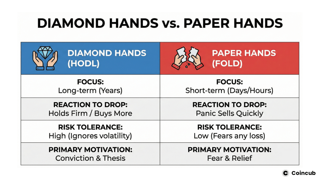 Diamond Hands vs. Paper Hands: The Psychology of HODLing