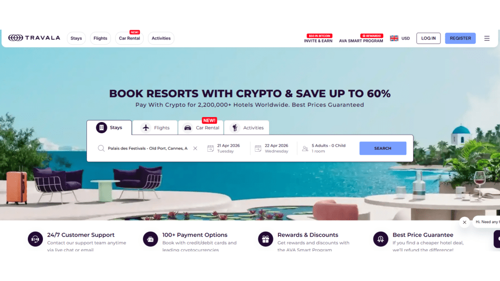 The Best Crypto Apps to Use This Year: Travala The Best Crypto Apps to Use This Year