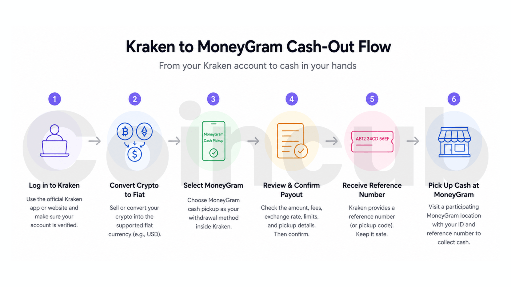 How to Cash Out Crypto Through Kraken and MoneyGram Kraken and MoneyGram: A Step-by-Step Guide to Local Crypto Cash-Outs
