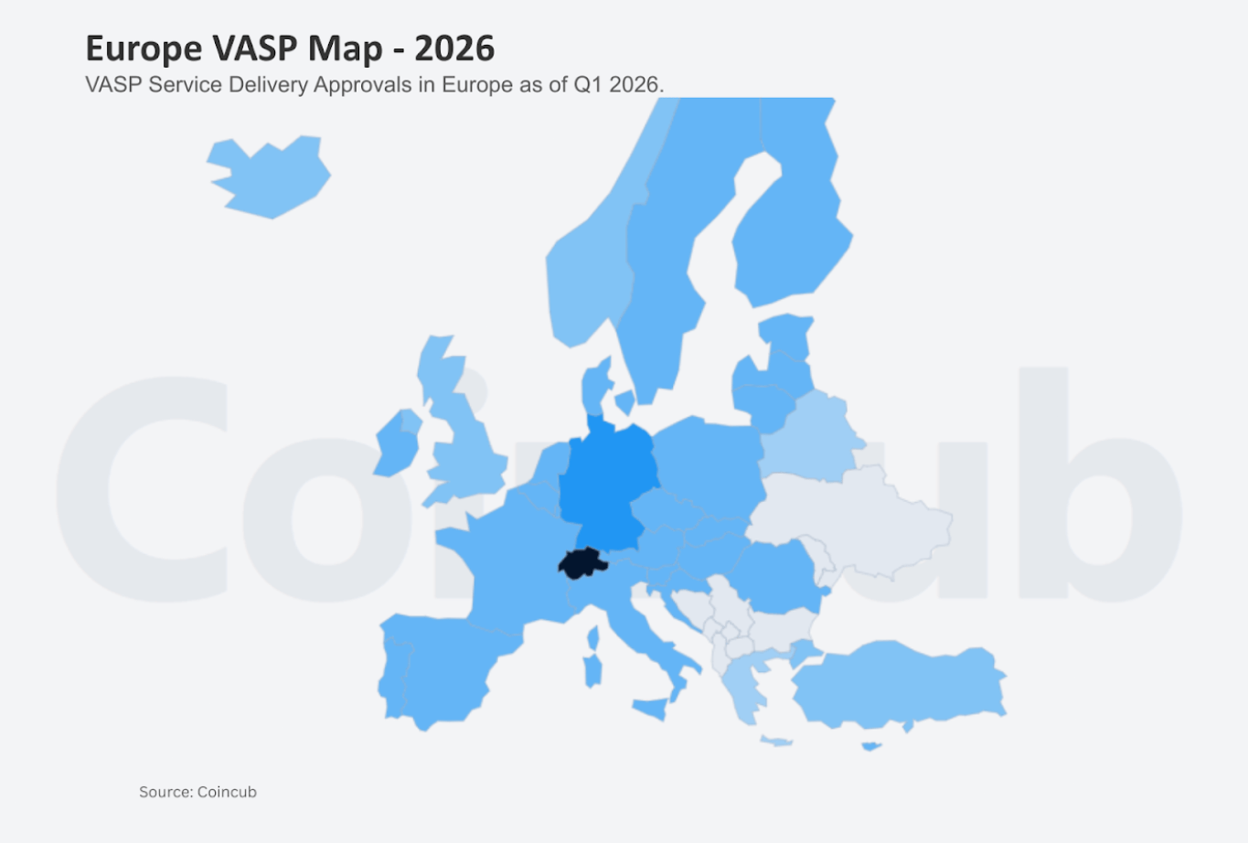 Europe VASP Map 2026 Europe VASP Map 2026