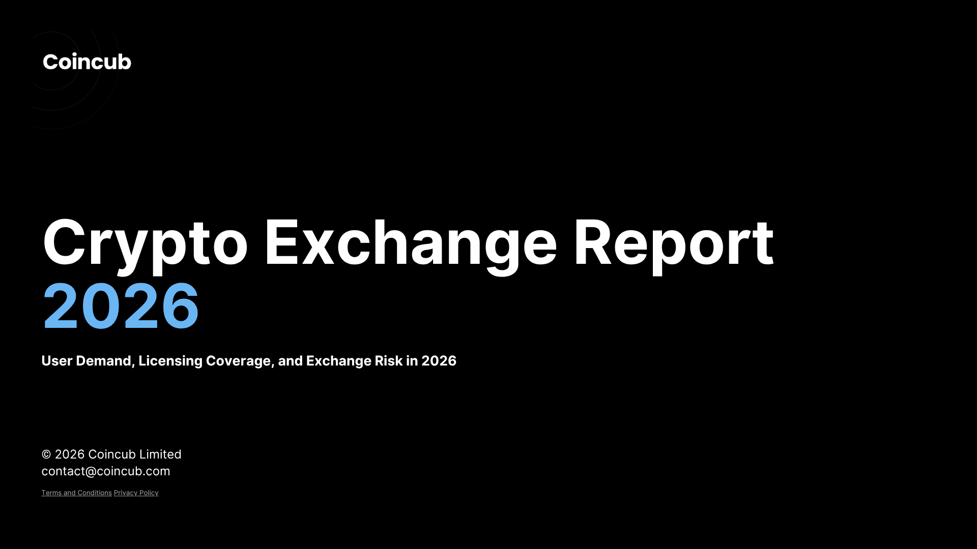Crypto Exchange Report 2026